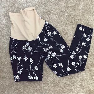 Full panel maternity skinny dress pants